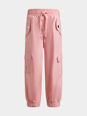 Jet Younger Girls Pink Cargo Pant