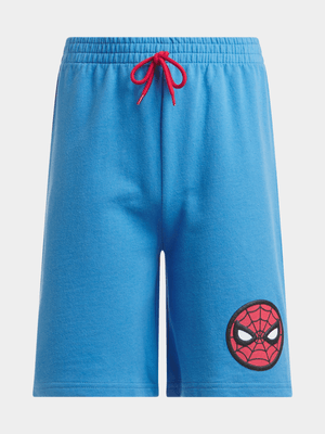 Jet Older Boys Blue Spiderman Shorts