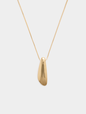 Abstract Pendant Long Chain Necklace