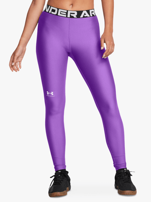 Womens Under Armour Heatgear® Purple Tights