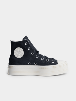 Women's Converse Chuck Taylor All Stars Modern Lift Elevation Hi-top Black/White Sneaker