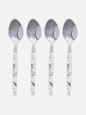 Jet Home Marble 4 Piece Teaspoon Set