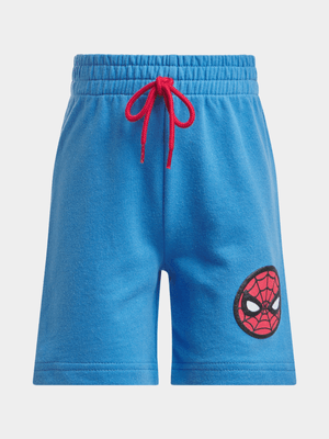 Jet Younger Boys Blue Spiderman Shorts