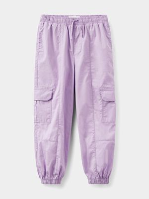 Cotton On Kids Purple Girl Alex Utility Pants