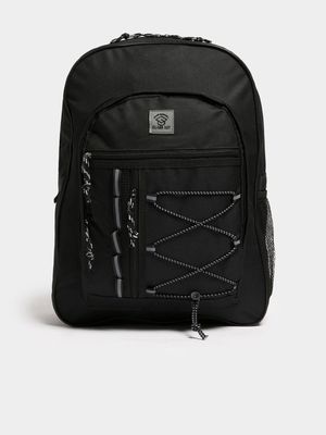 Jet Kids Black Toggle School Bag