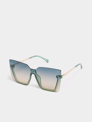 Rimless Large Catseye Sunglasses