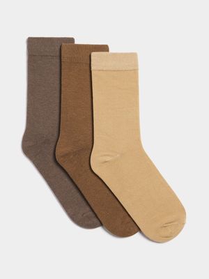 Men's Markham 3 Pack Multicolour Socks