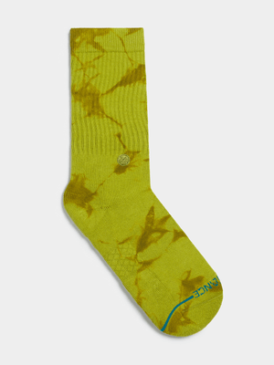 Stance Unisex Icon Dye Crew Green Socks