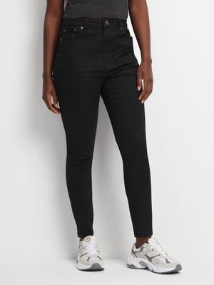 Redbat Women's Black High Rise Skinny Jeans