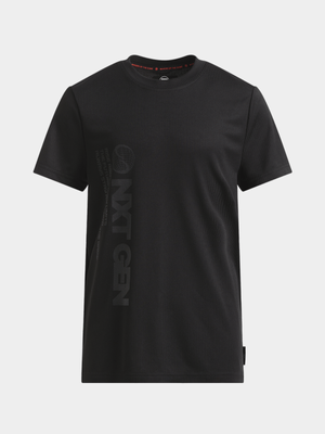 Boys TS Next Generation Styled Performance Black Tee