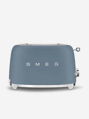 Smeg Retro 2 Slice Toaster Storm Blue Matte Special Edition