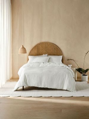 Linen House Calista Duvet Cover Set White