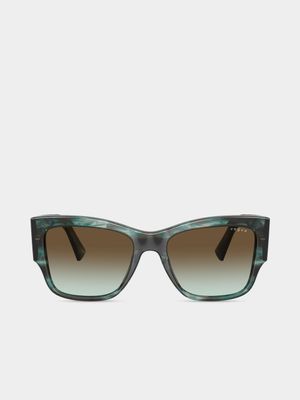 Vogue Eyewear Green Gradient Sunglasses