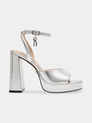 Women's Steve Madden Silver Zinfandel Heels