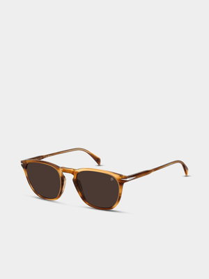 David Beckham Brown Horn 51 Sunglasses