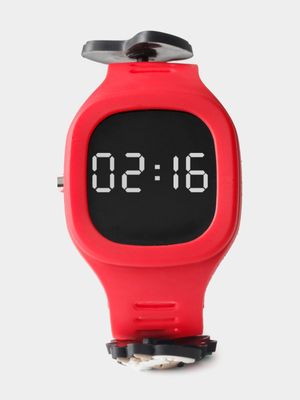 Boy's Red Digital Watch