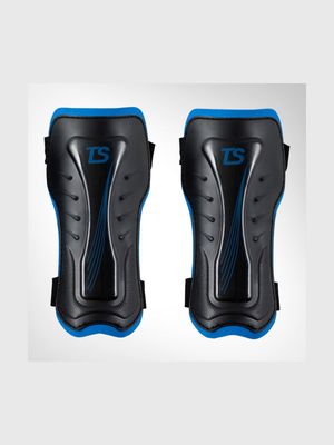 Totalsports Black/Blue Shin Guards