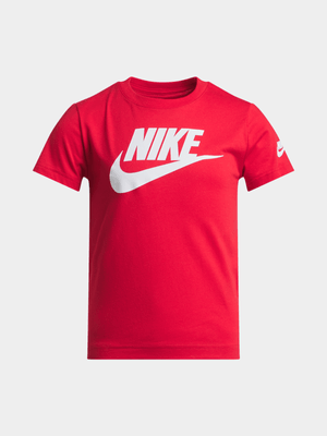 Boys Toddler Nike Futura Evergreen Red Tee