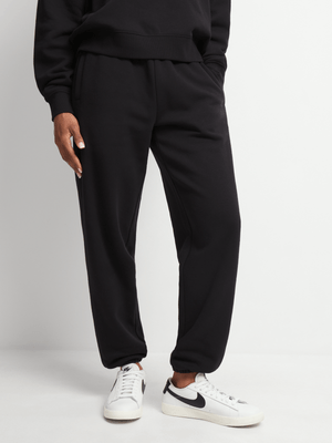 Womens TS Dynamic Fleece Black Oversized Jogger