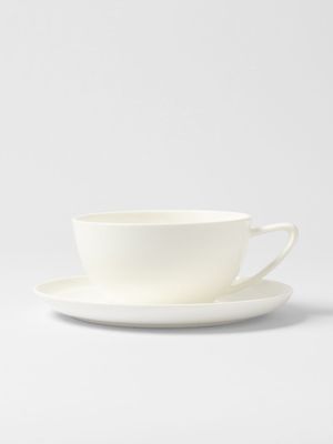 S&P Edge Fine Bone Tea Cup & Saucer 280ml