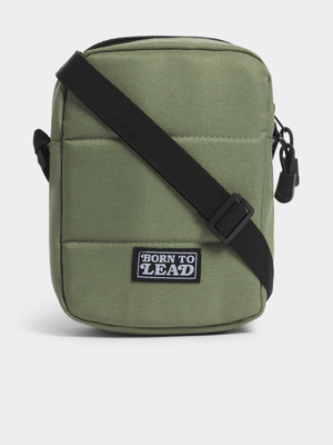 Jet Teen Boys Khaki Crossbody Bag