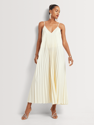 Luella Pleated Maxi Sundress