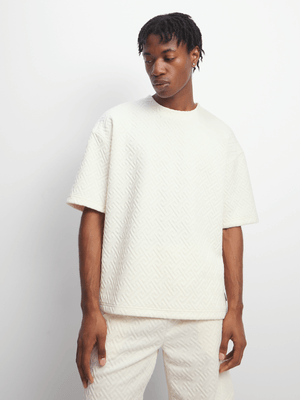 Men's White Co-Ord Top