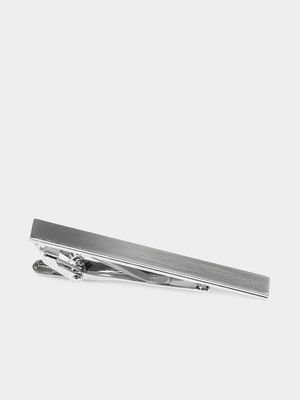 Men's Markham Plain Metal Silver Tie Clip