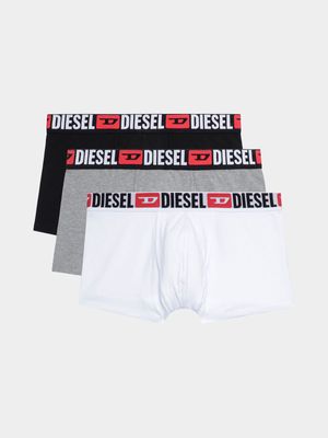 Men's Diesel Multicolour Umbx-Damien 3pack Boxer Shorts