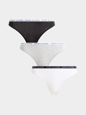 Women's Tommy Hilfiger Multi 3Pack Thongs