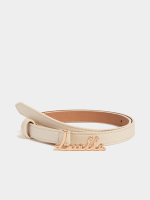 Luella Skinny Buckle Belt