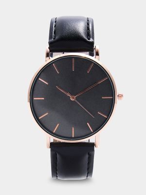 Women's Black Basic Watch