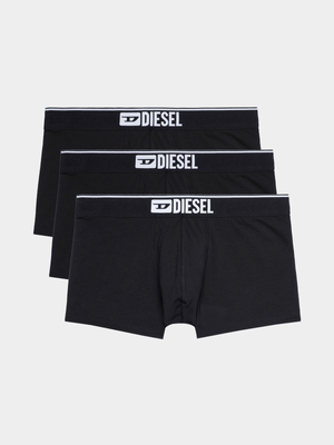 Men's Diesel Black Umbx-Damien Threepack Boxer Shorts