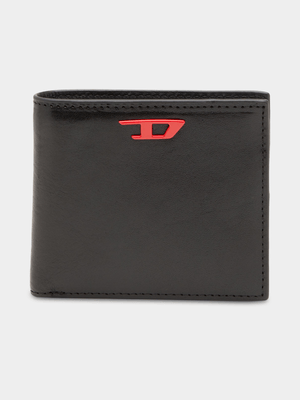 Men's Diesel Black Rave Bi-Fold Coin S Wallet