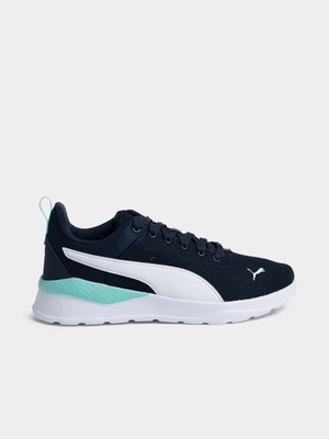 Junior Puma Anzarun Lite Navy/White Sneaker