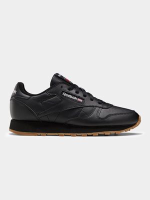 Reebok Junior CL Leather Black Sneaker