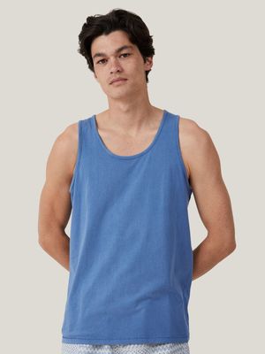 Men's Cotton On Blue Organic Tank Top