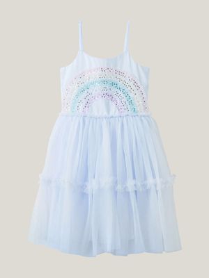 Cotton On Kids Girl Blue Isabella Dress Up Dress