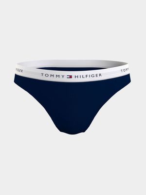 Women's Tommy Hilfiger Navy Brief