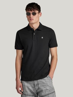 G-Star Men's Daefon Slim Dark Black Polo 2.0