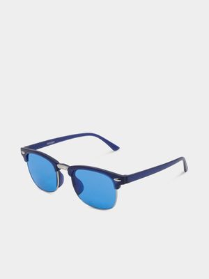 Boy's Blue Frosted Sunglasses