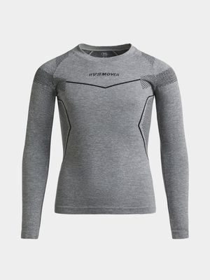 Boys TS Grey Long Sleeve Base Layer Top