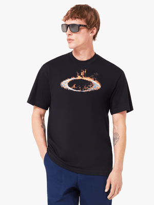 Men's Oakley Black Mtl Solar Rail T-Shirt