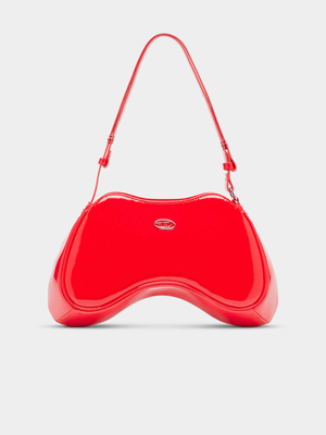 Women's Diesel Red Play Shoulder CrossBody Bag