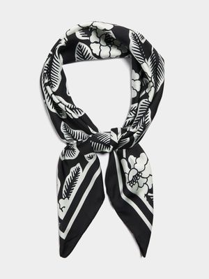 Animal Satin Square Scarf