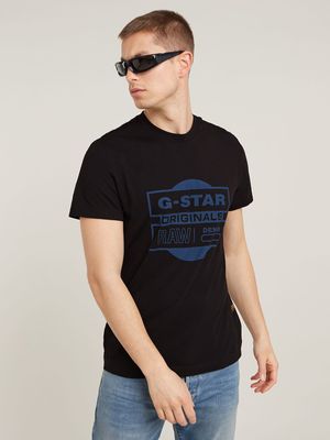 G-Star Men's Originals Underground Dark Black T-Shirt