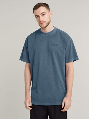 G-Star Men's Pigment Dye Loose Avio Blue T-Shirt