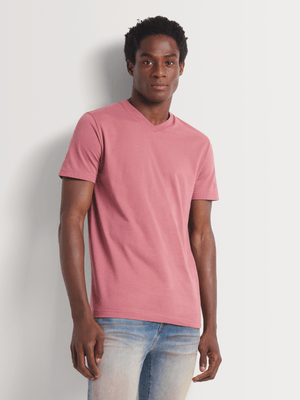 Men's Markham V-Neck Rose Pink T-Shirt