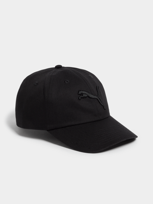 Puma Unisex Essential Cat Logo Baseball Black Cap