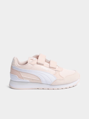 Kids Puma ST Runner V4 Pink/White Sneaker